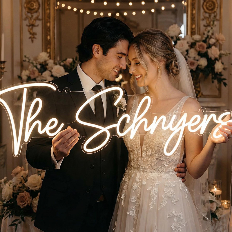 Personalized Wedding Neon Sign Name Neon Sign LED Neon Sign Bridesmaids Gifts