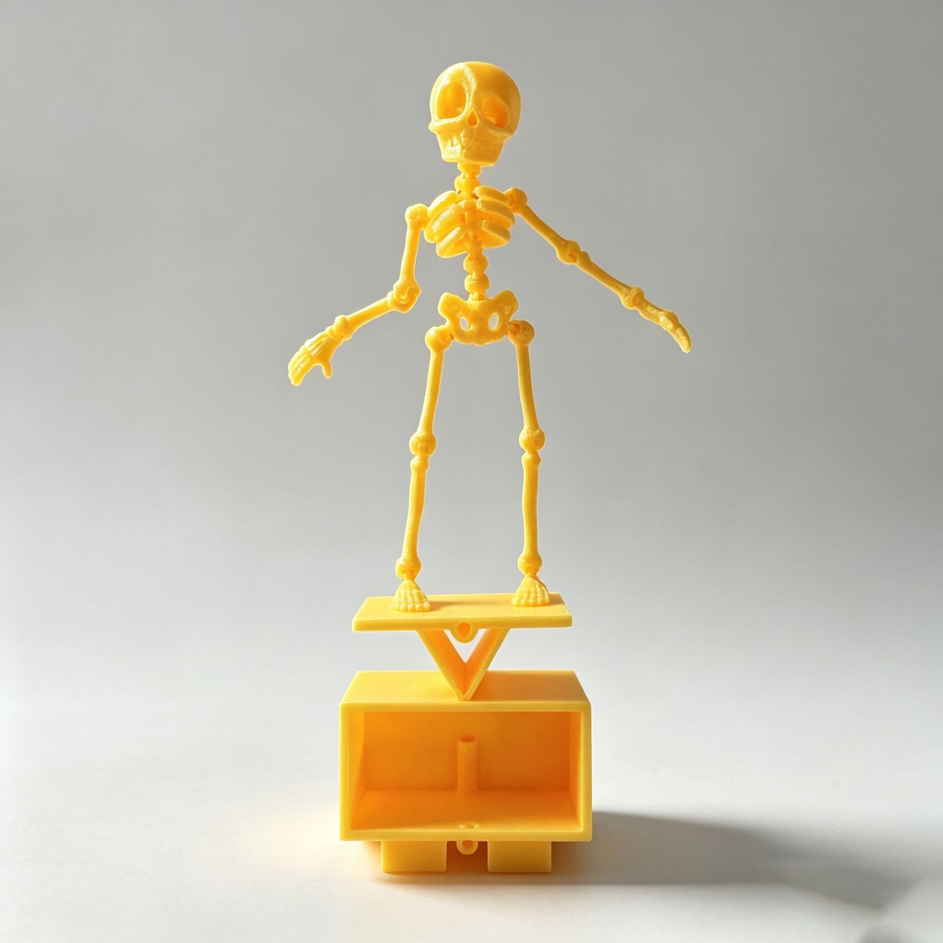 3D Dancing Skeleton Fish Tank Decoration