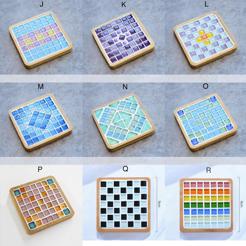 Personalized Mosaic kit diy coaster kit for kids mosaic tile kit make your own tray trivet arts and crafts home hobby craft kit for adults craft kit