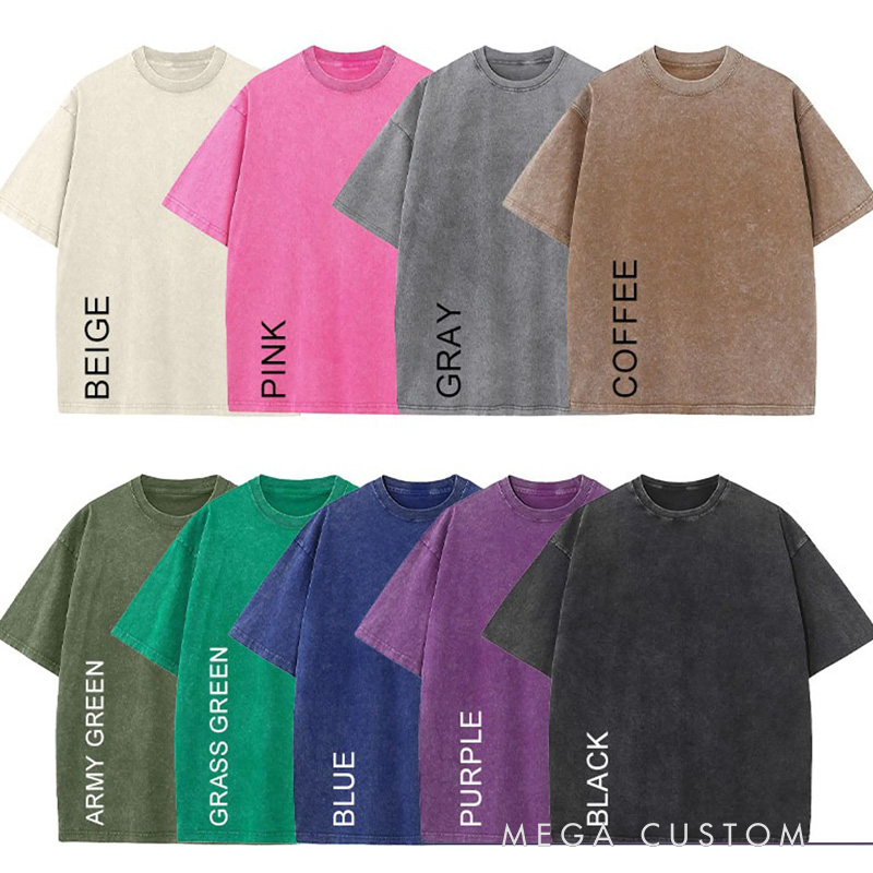 Personalized Washed T-Shirts Fitness Couple Funny Custom Face with Name T-Shirt for Gym Lovers