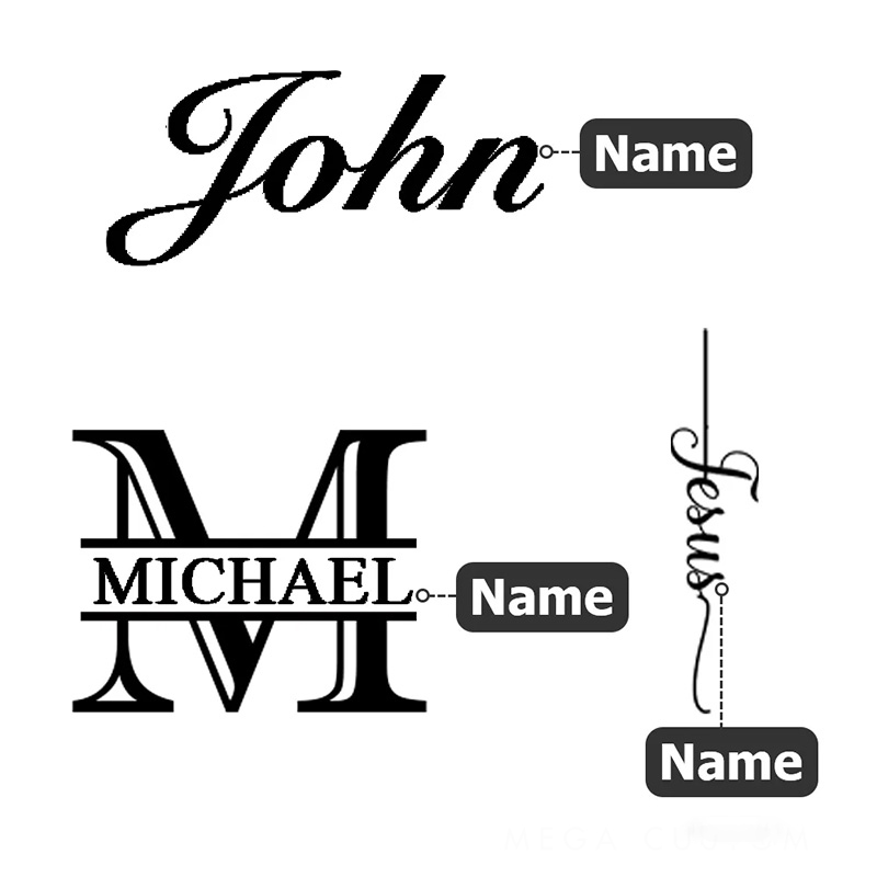 Personalized Cross Monogram Magnetic PU Leather Bookmark Clip with Engraved Name Religious Gift for Christians