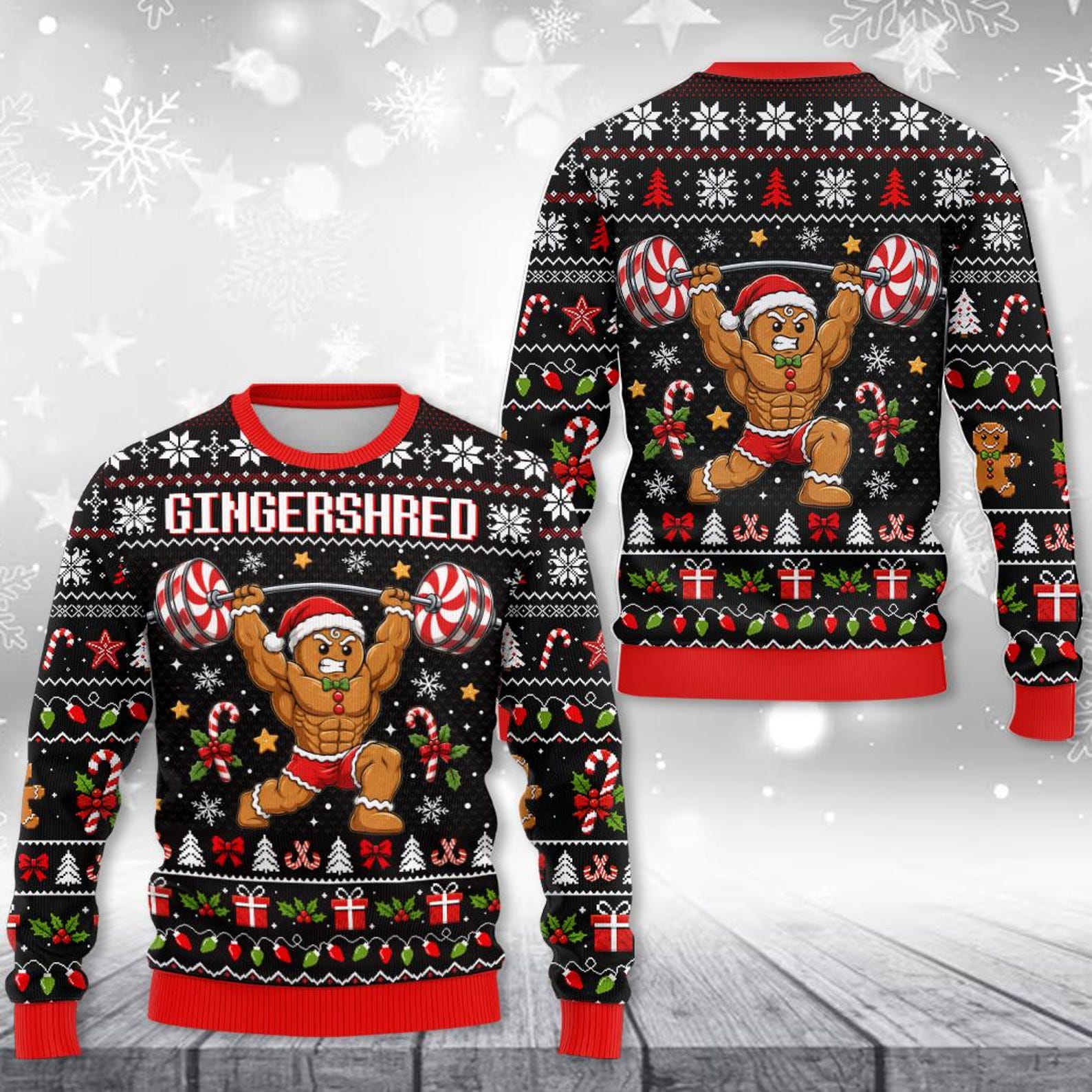 Gingersherdman Funny Christmas Stockings Gifts for Fitness Enthusiasts