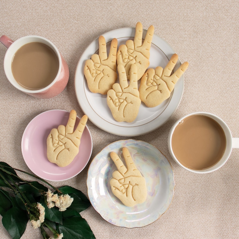 Personalized Funny Fingers Cookie Cutter