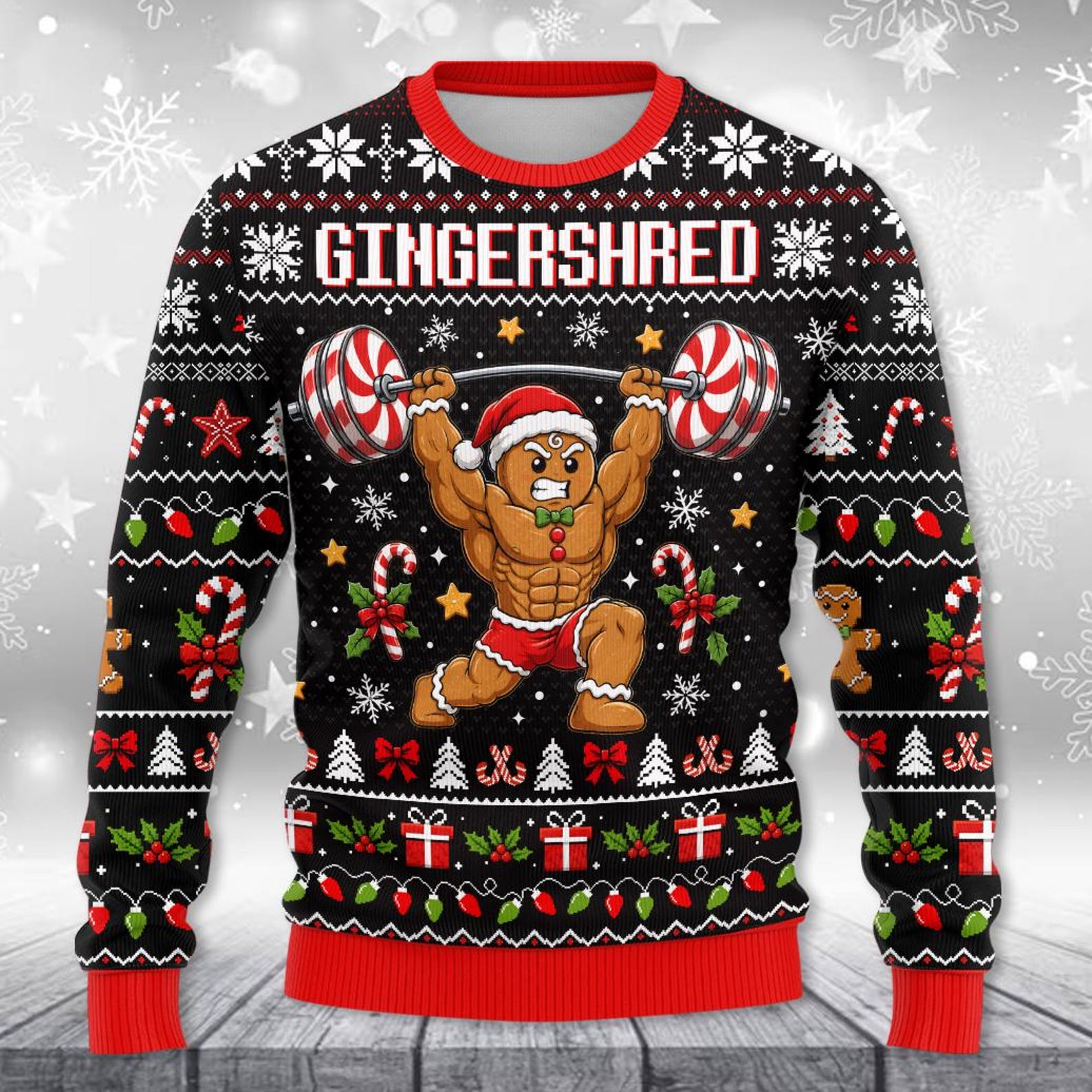 Gingersherdman Funny Christmas Stockings Gifts for Fitness Enthusiasts