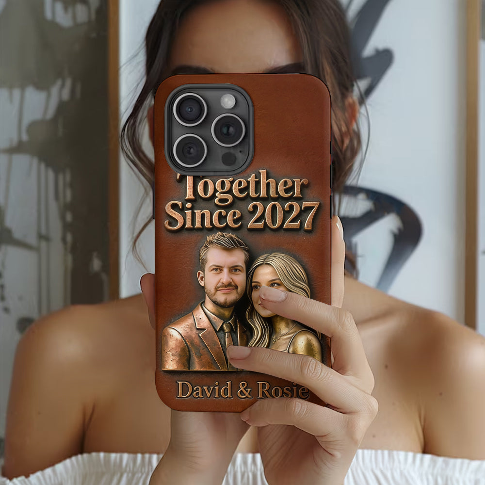 Personalized Together Since xxx Custom Any Photo Full Print Phone Case