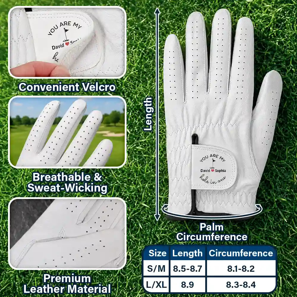 Personalized You Are My Hole In One - Personalized Golf Glove