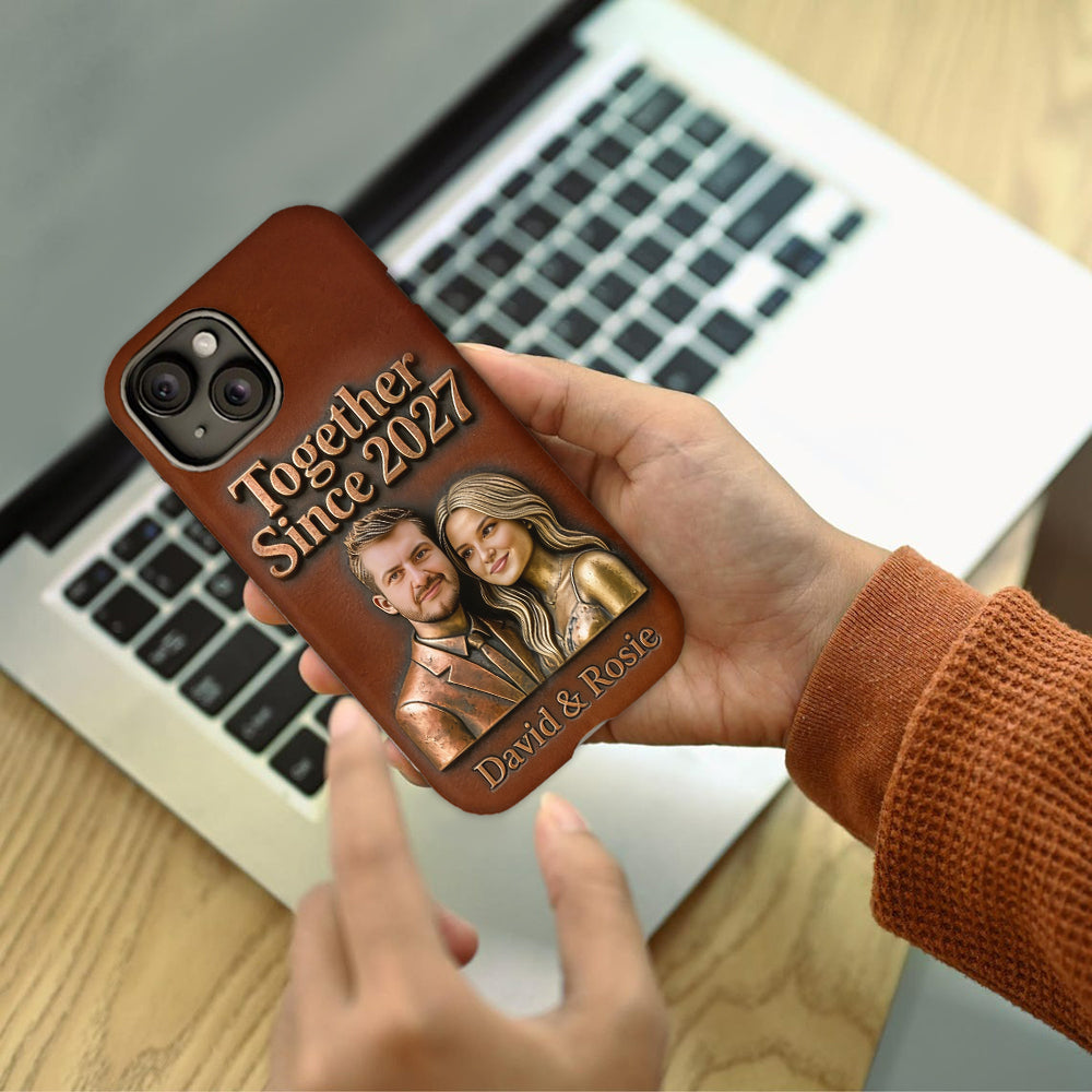 Personalized Together Since xxx Custom Any Photo Full Print Phone Case