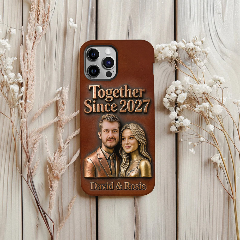 Personalized Together Since xxx Custom Any Photo Full Print Phone Case