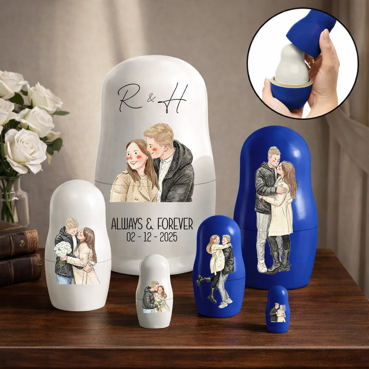 Personalized Photo Nesting Doll