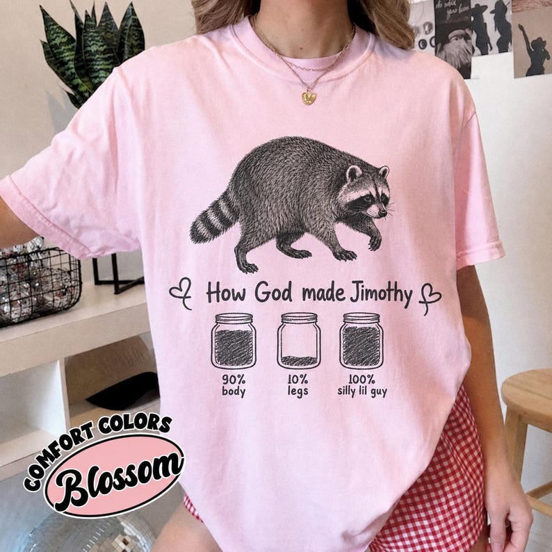 Jimothy Shirt, Funny Jimothy Raccoon Tee