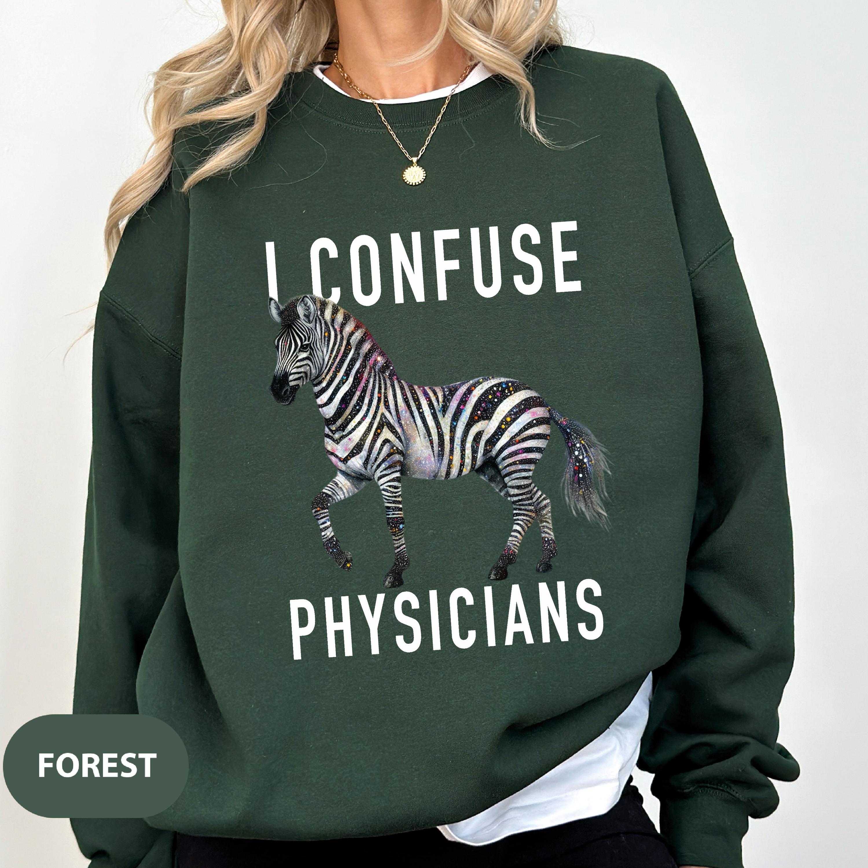 Rare Disease Sweatshirt, Zebra Ribbon Sweatshirt, Chronic Illness Sweatshirt, Cancer Warrior Gift, Cancer Gifts, Rare Disease Shirt