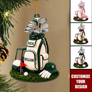 [Copy]Personalized Weightlifting Christmas Ornament Custom Gift for Gym Lover