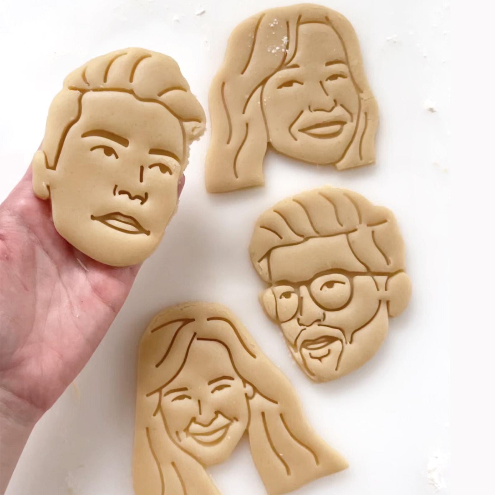 Personalized Face Photo Cookie Cutter Funny Cookie Gift Wedding Gift Custom Face Photo Gift Face Cookie Cutter Valentine's Day Gift 