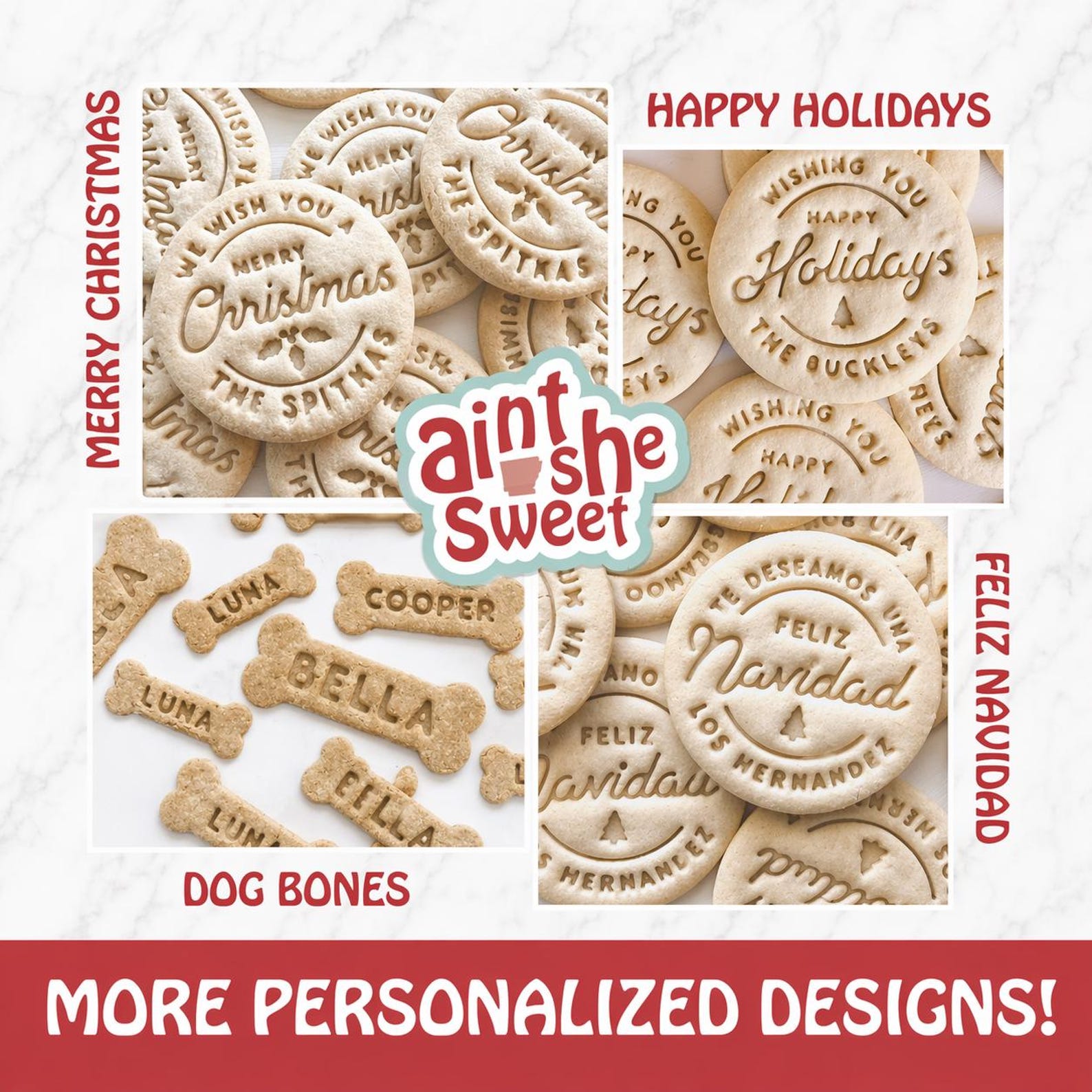 Personalized Happy Birthday Cookie Cutter, Personalized Stamp with Name, Custom Birthday Gift 