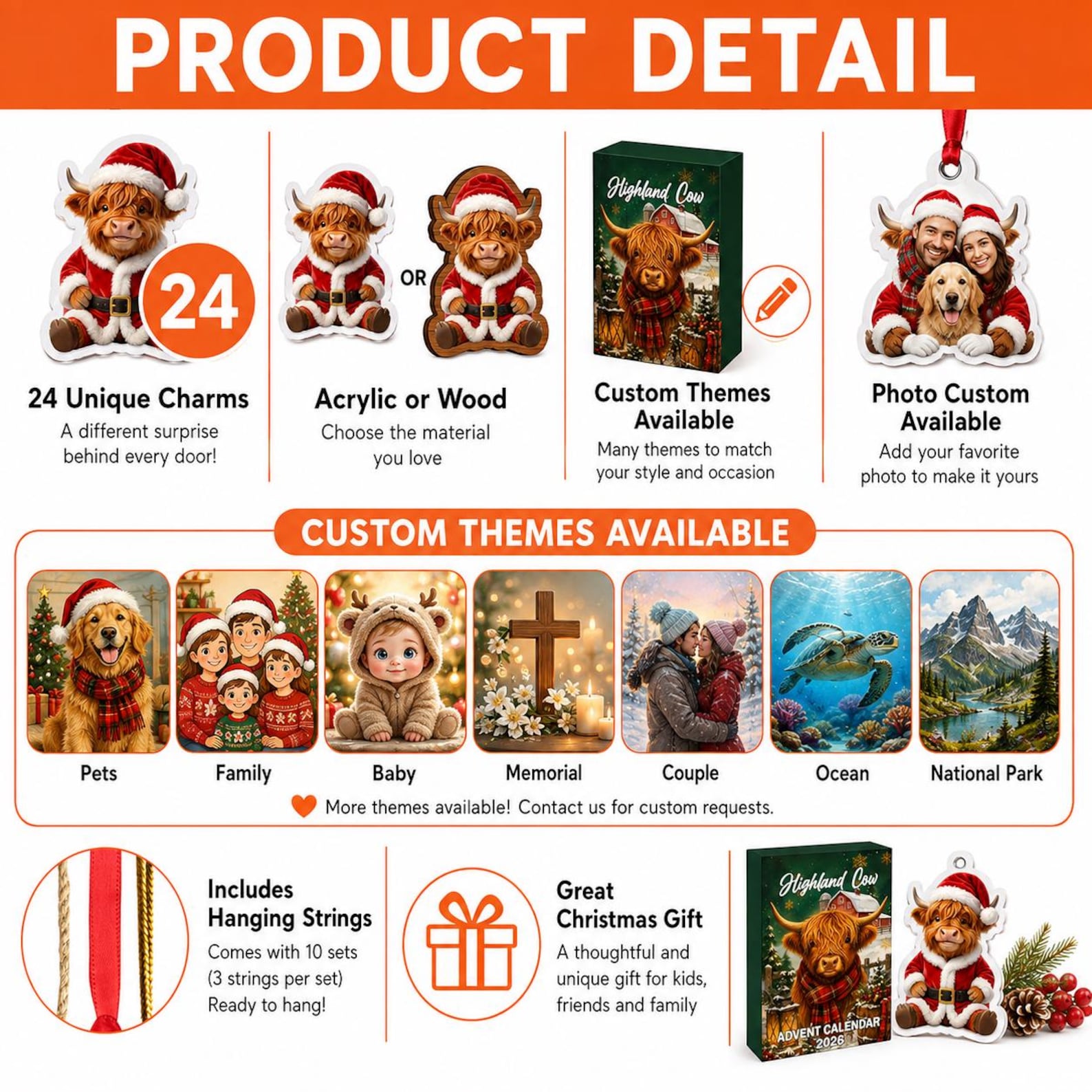 Santa Christmas Sports Tour Advent Calendar, 24 Days Countdown Sports Ornaments Box, Athlete Santa Xmas Gift Kids Adults