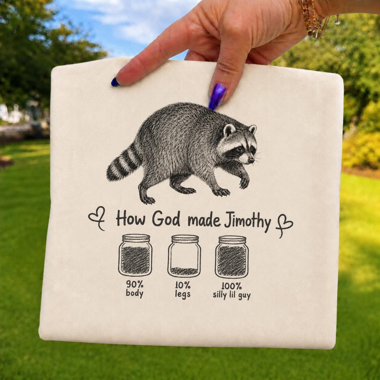 Jimothy Shirt, Funny Jimothy Raccoon Tee
