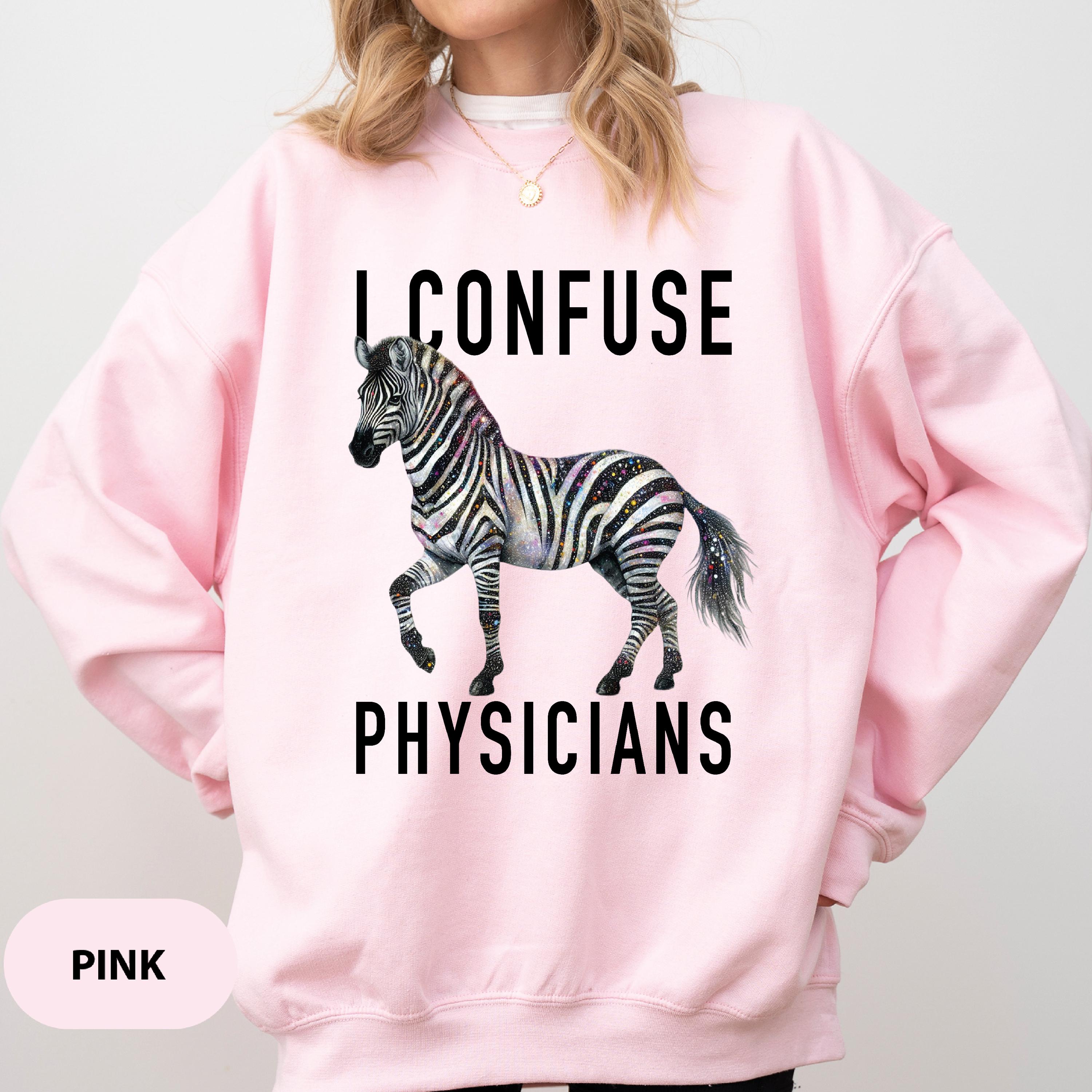 Rare Disease Sweatshirt, Zebra Ribbon Sweatshirt, Chronic Illness Sweatshirt, Cancer Warrior Gift, Cancer Gifts, Rare Disease Shirt