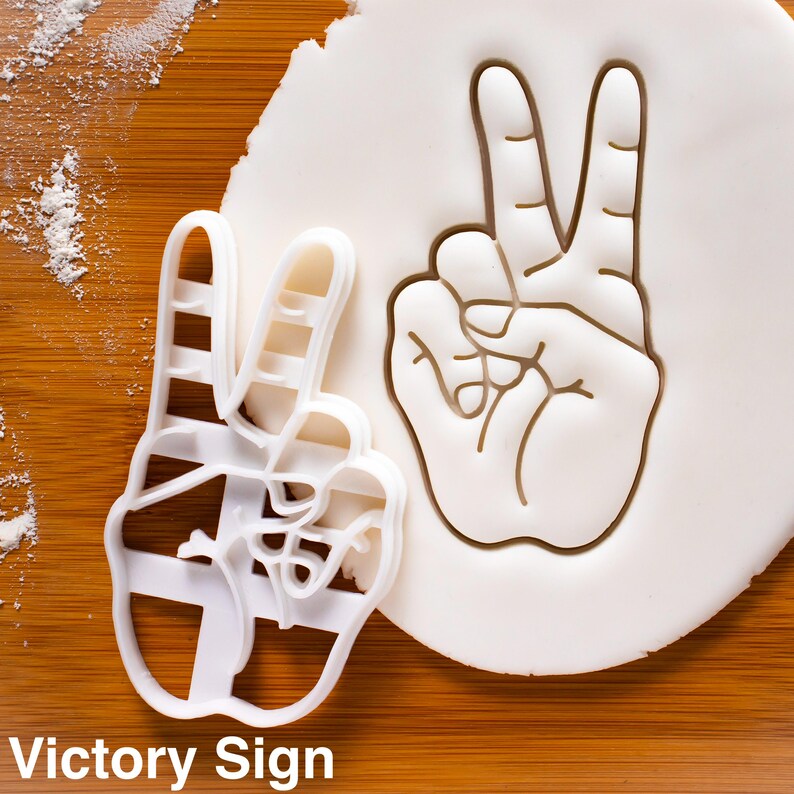 Personalized Funny Fingers Cookie Cutter