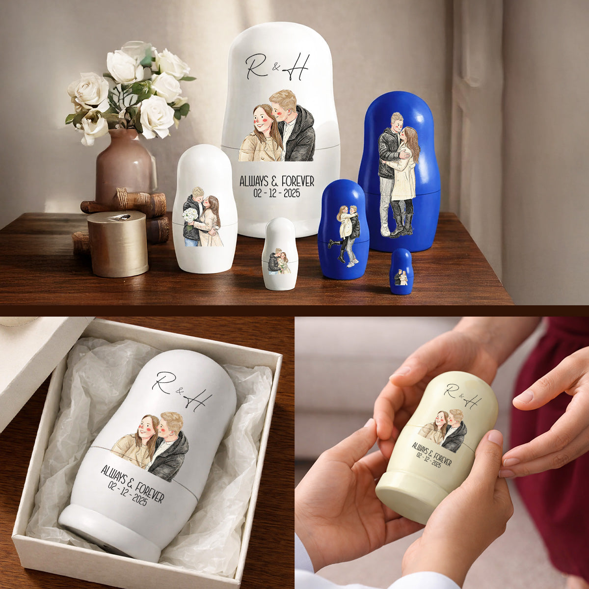 Personalized Photo Nesting Doll
