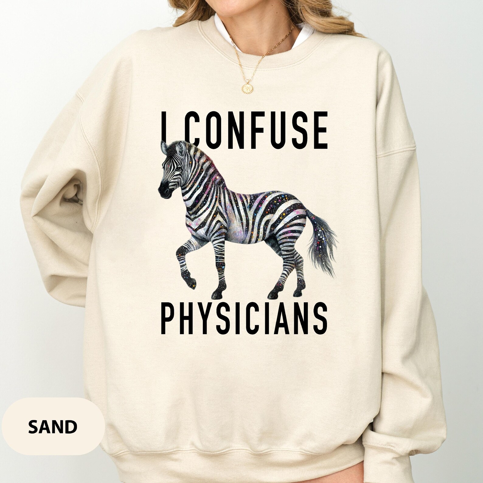 Rare Disease Sweatshirt, Zebra Ribbon Sweatshirt, Chronic Illness Sweatshirt, Cancer Warrior Gift, Cancer Gifts, Rare Disease Shirt