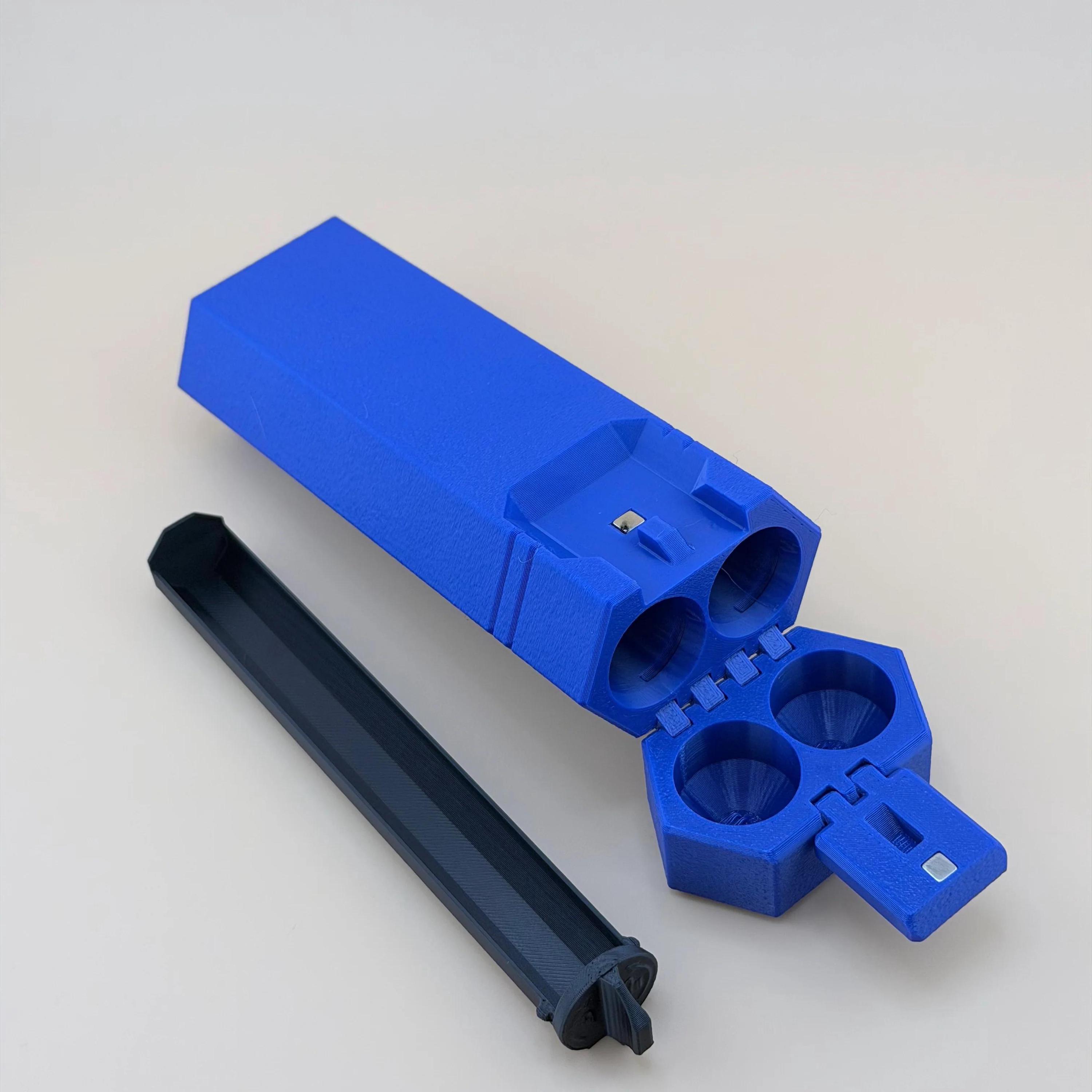 3D Printed Travel Case - 2/5/7/10 Slot Organizer for Insulin Pens, Peptide Pens, Needle Tips or Ice Packs
