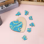 Personalized 12 Reasons I Love You Heart Wooden Puzzles with Name Anniversary Wedding Gift for Couple Husband Wife
