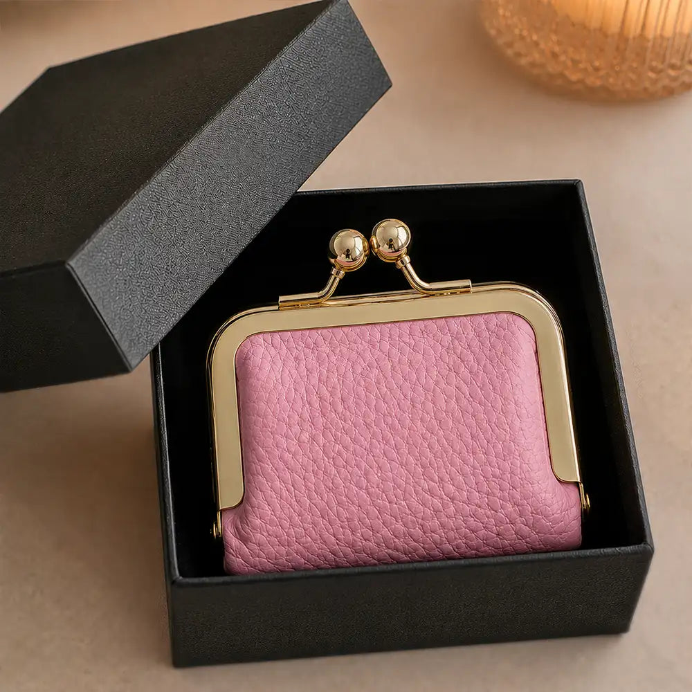 Personalized Monogram Flower Butterfly Jewelry Box with Name Gift For Her - Personalized Kiss Lock Jewelry Case
