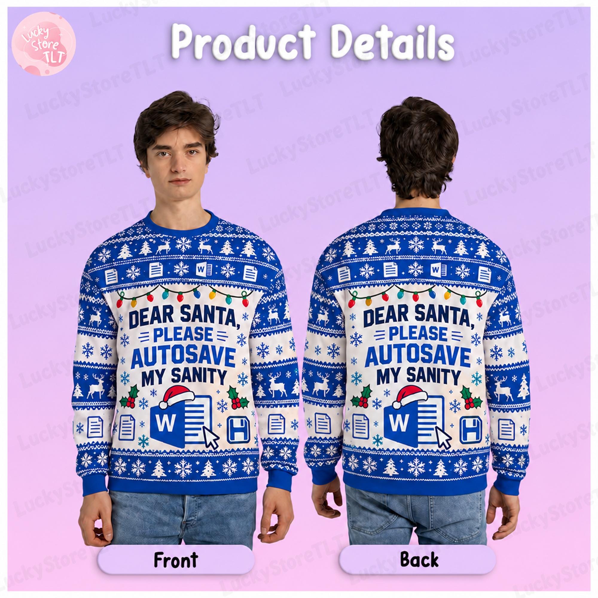 Matching Office Christmas Sweatshirts, Funny Ugly Christmas Sweater for Coworkers, Office Holiday Party Outfit, Personalized Work Gift 2026