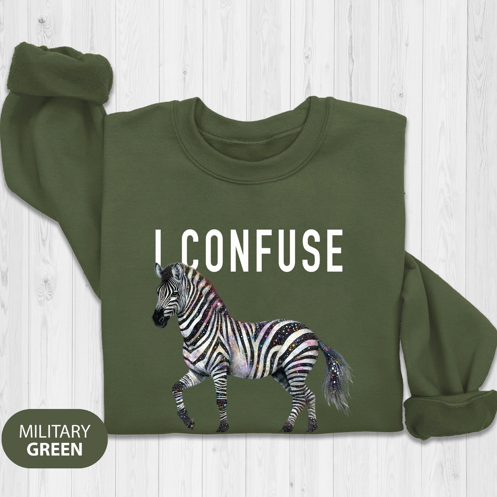 Rare Disease Sweatshirt, Zebra Ribbon Sweatshirt, Chronic Illness Sweatshirt, Cancer Warrior Gift, Cancer Gifts, Rare Disease Shirt