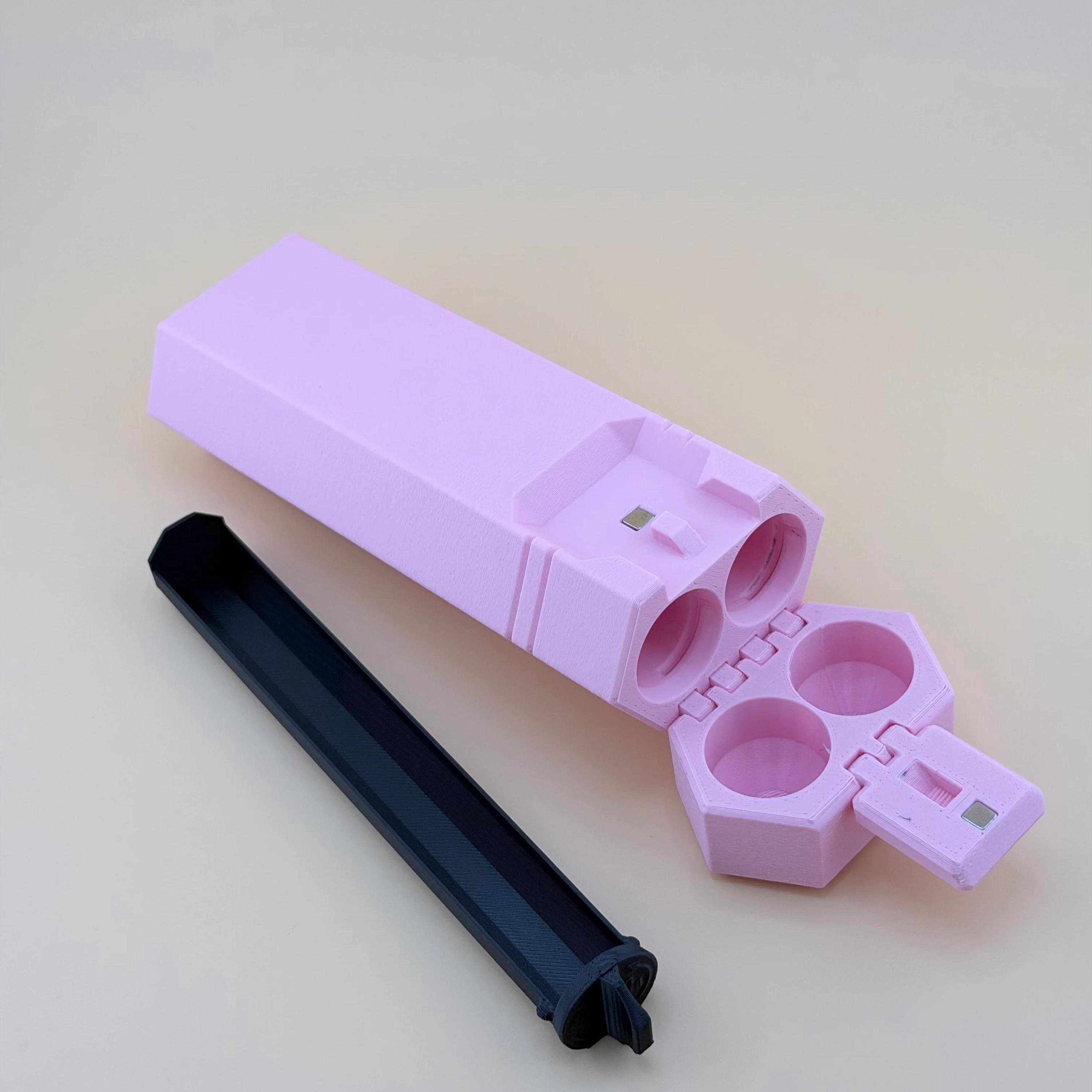 3D Printed Travel Case - 2/5/7/10 Slot Organizer for Insulin Pens, Peptide Pens, Needle Tips or Ice Packs