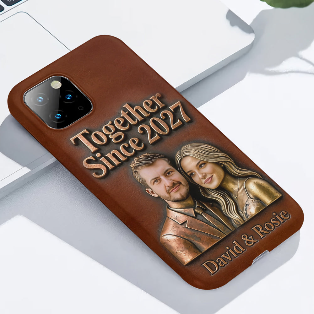 Personalized Together Since xxx Custom Any Photo Full Print Phone Case