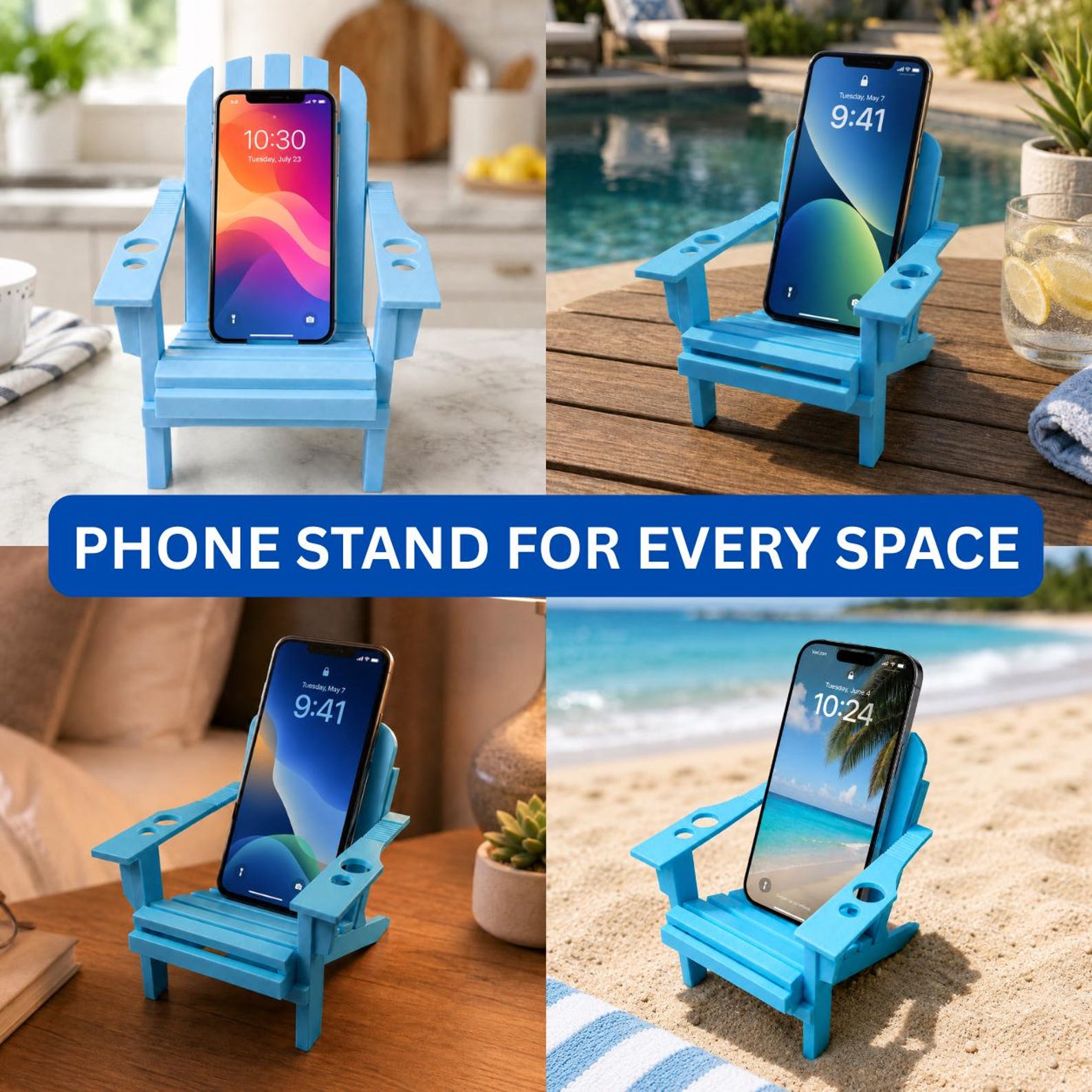 3D Printed Adirondack Chair Phone Holder
