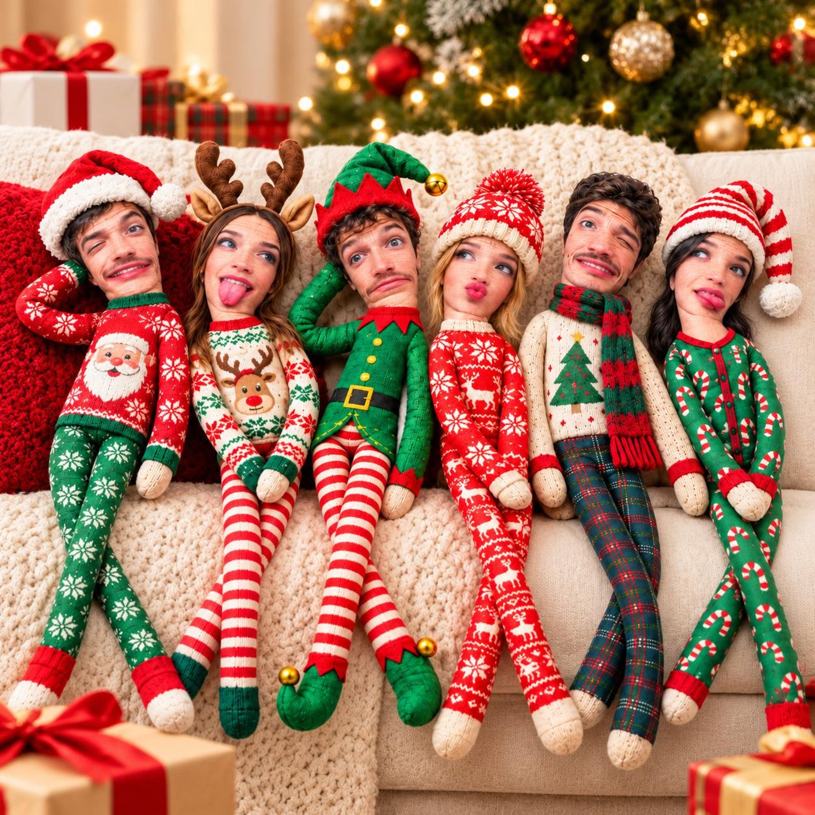 Personalized Mini Me Doll For White Elephant Office Christmas Party Funny Coworker Photo Gift