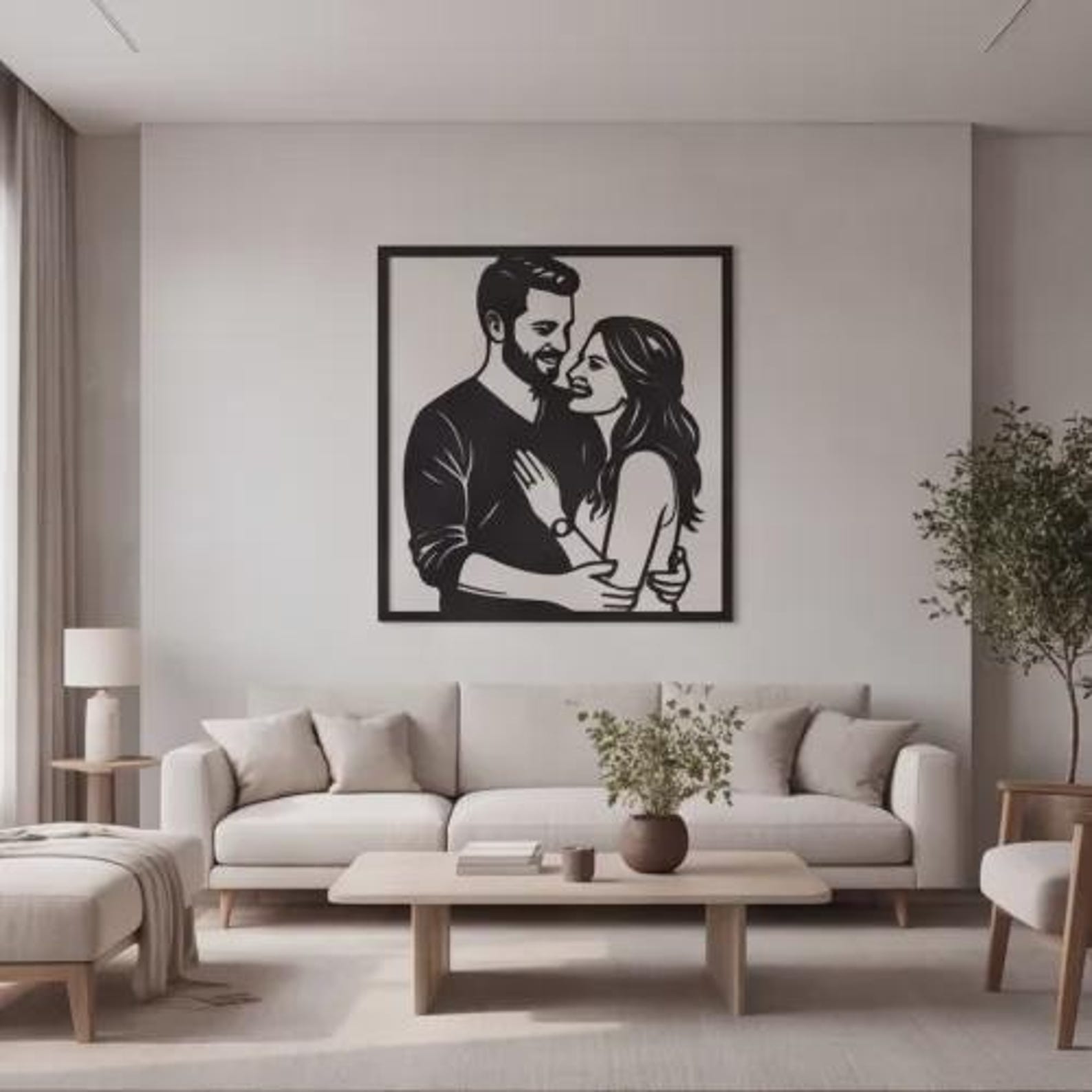 Personalized Custom Metal Portrait from Photo, Personalized Wall Art , Custom Metal Art, Unique Photo Gift, Anniversary Gift, Home Decor for Him