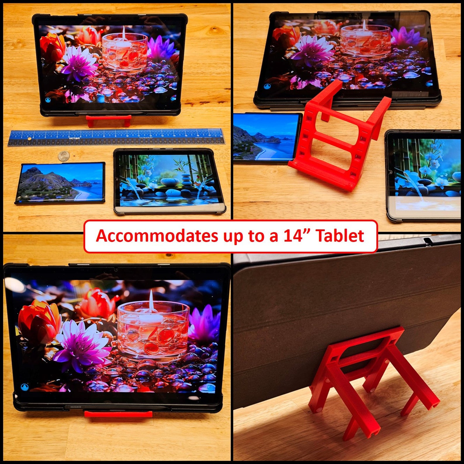 Personalized 3D Printed Fitness Tablet/Phone Stand for Treadmills & Stationary Bikes (NEW)