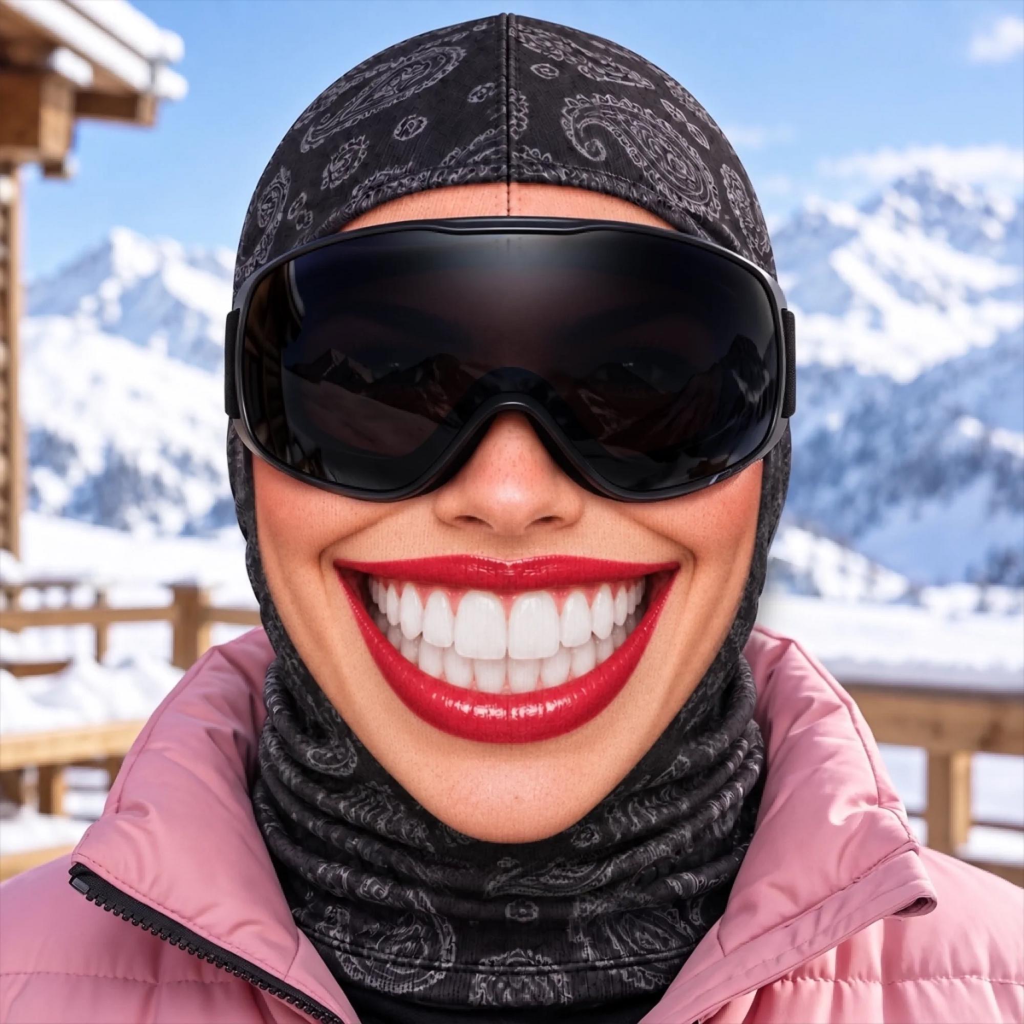 Personalized Funny Ski Mask, Custom Face Balaclava, Winter FaceMask, Crazy Face SkiMask, Novelty Snow Gifts for Ski Lovers