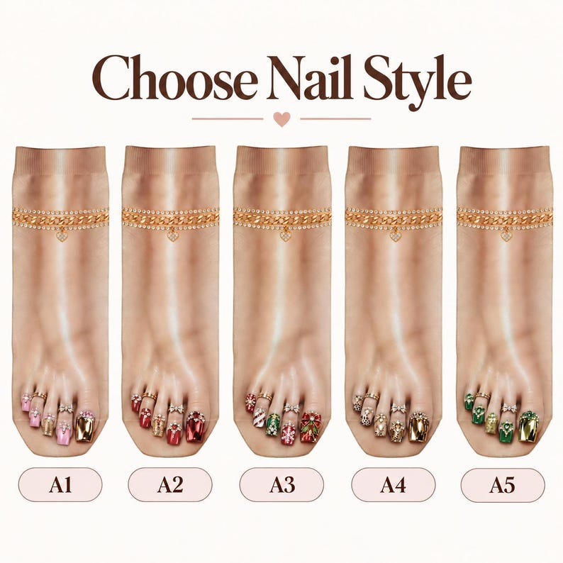 Personalized Funny Prank Crew Socks, Custom Novelty Gag Gift, Fancy Toes Nails Socks, Gag Gift for Friend, Soft CottonSock Christmas Gift