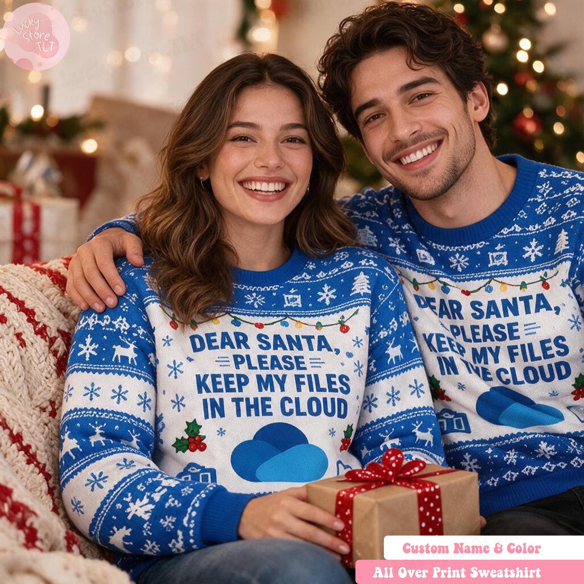 Matching Office Christmas Sweatshirts, Funny Ugly Christmas Sweater for Coworkers, Office Holiday Party Outfit, Personalized Work Gift 2026