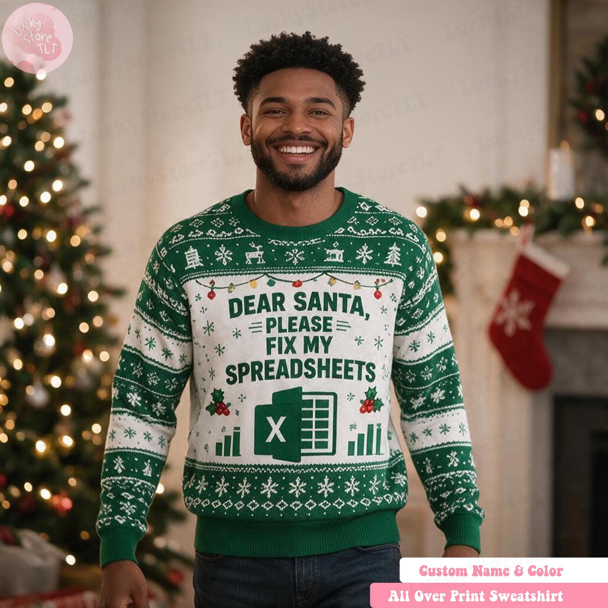 Matching Office Christmas Sweatshirts, Funny Ugly Christmas Sweater for Coworkers, Office Holiday Party Outfit, Personalized Work Gift 2026