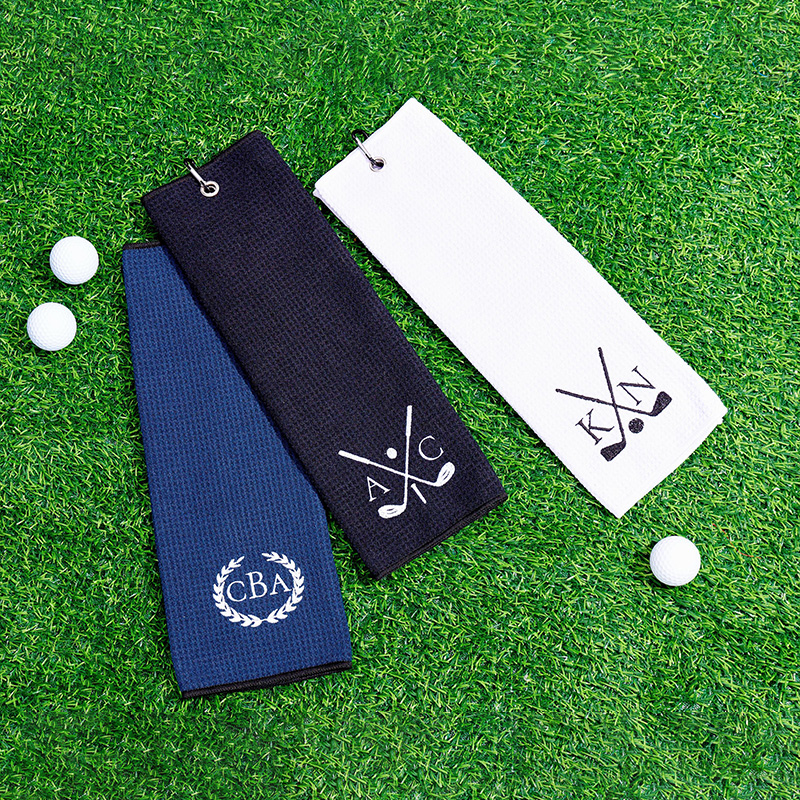 Personalized Golf Towel with Custom Name and Unique Custom Designs