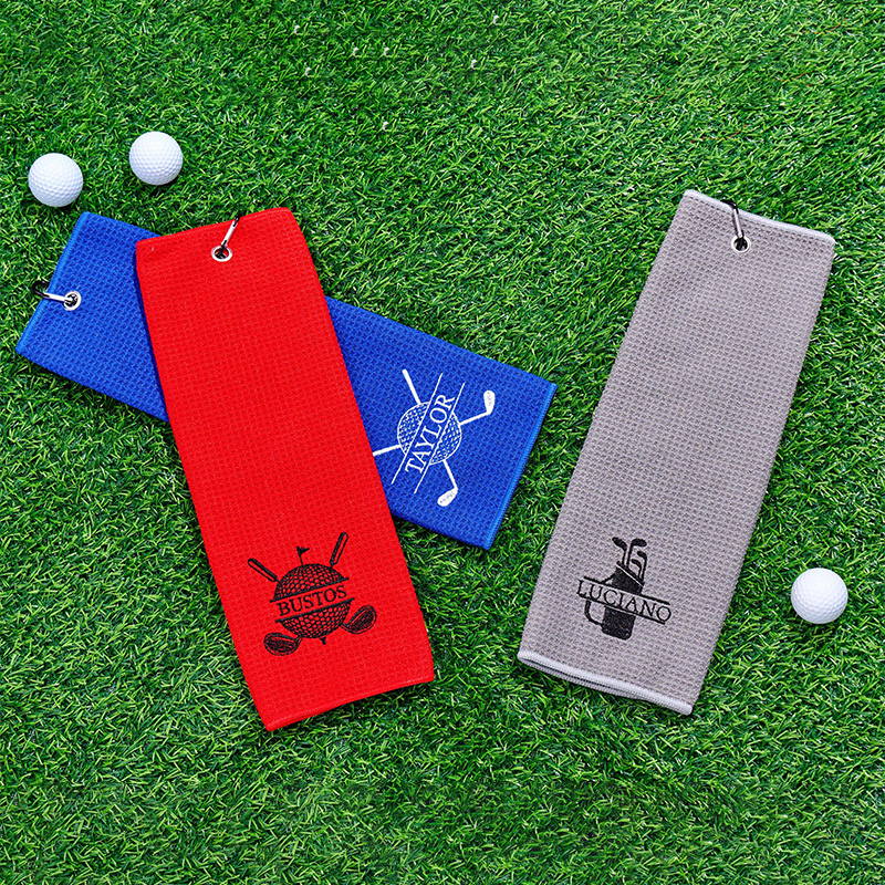 Personalized Golf Towel with Custom Name and Unique Custom Designs