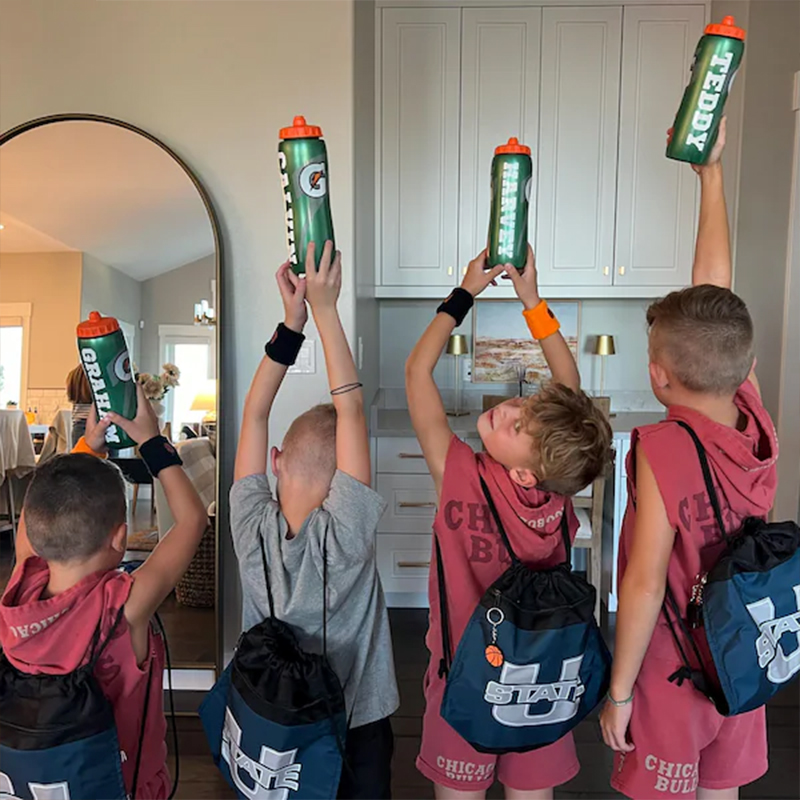 Personalized Custom Gatorade Bottle with Name Team Gift Birthday Party Favor Basketball Football Baseball Soccer Volleyball Lacrosse Hockey