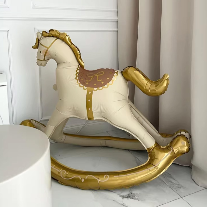 Personalized Giant Horse Foil Balloon Horse Baby Balloons First Birthday Party Decorations Pony Gift for Equestrain Lovers