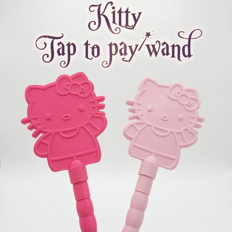 Hello Kitty Pay Wand – Adjustable Credit Card Holder for Payments