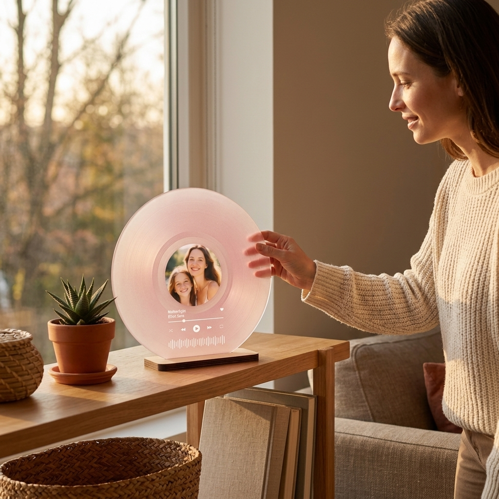 Personalized Mother's Day Record Photo Ornaments Custom Phote Capture Heartwarming Moments Gift for Mom