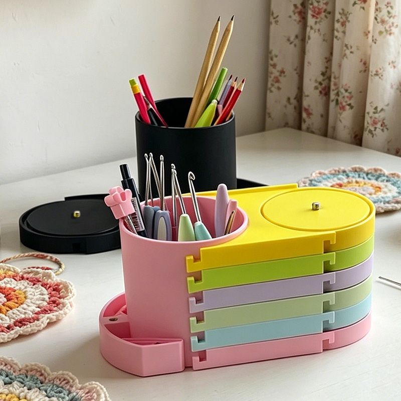 Personalized Crochet Tool Storage Box Crochet Tool Storage Rack Yarn Ball Holder Which Feeds by Revolving the Wool for Knitting and Crocheting