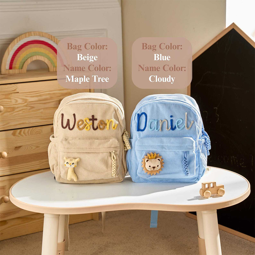 Personalized Toddler Backpack With Name Kindergarten Gift Back to School Summer Camp Bag Kids Preschool Bag