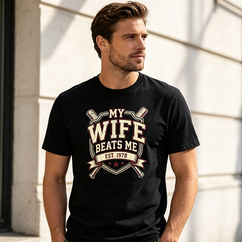 Personalized My Wife Beats Me Shirt Vintage Husband And Wife Shirts Husband Shirt For Men Funny Husband Shirt Funny Husband Gift