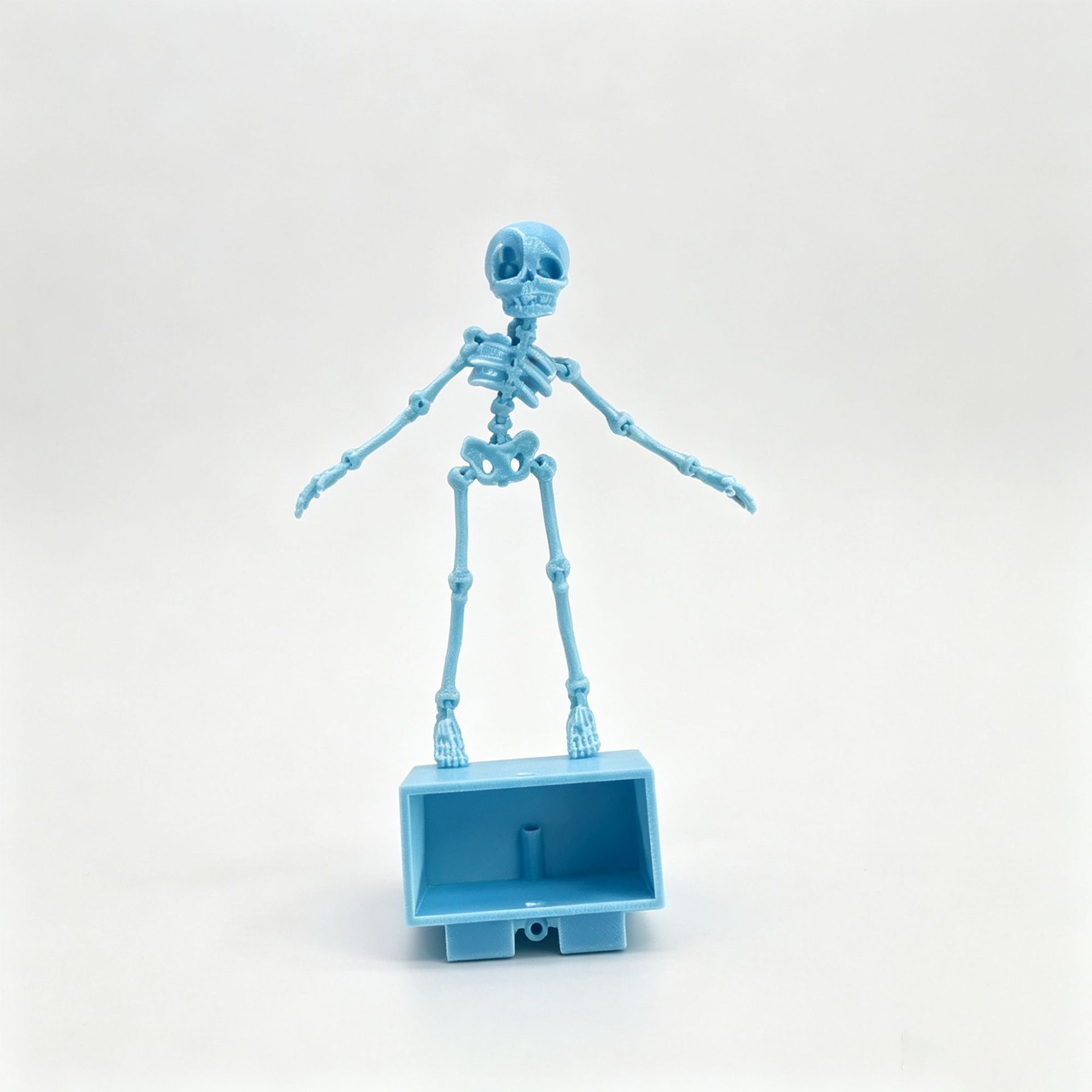 3D Dancing Skeleton Fish Tank Decoration