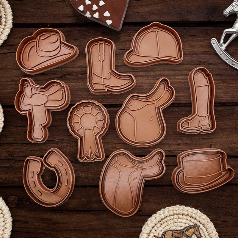 Personalized Horse Riding Cookie Cutter Equestrian Accessories Gift for Equestrian Enthusiasts